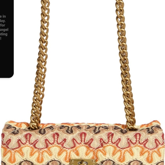 Kurt Geiger NWT Multi Colored Woven Medium Kensington Crossbody Bag - Picture 4 of 9